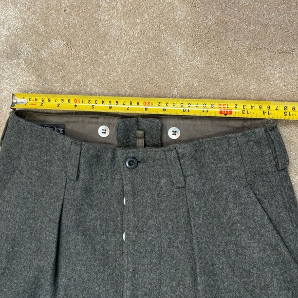 Vintage Swedish Wool C48 Winter Cargo Heavyweight Military Field Hunting Pants - Picture 11 of 14